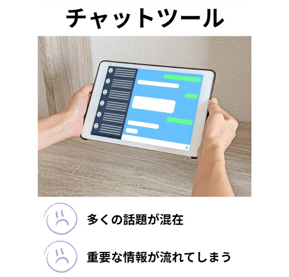 チャットツールだと情報が錯綜してしまう理由